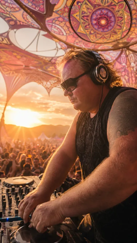 Nowhereman performing at a festival